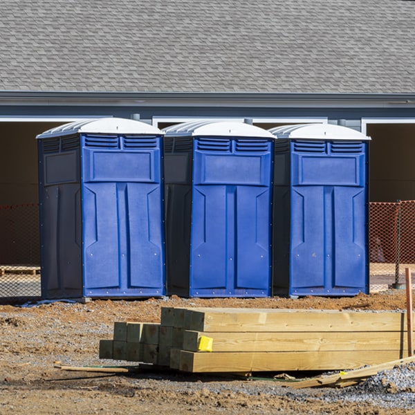 what is the maximum capacity for a single porta potty in Jackson